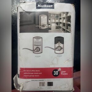 Kwikset Satin Nickel Keypad Door Lock